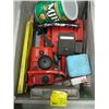 Image 1 : 'AS IS' BIN WITH 2 OLDER HOMELIGHT CHAINSAWS,ETC.