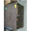Image 1 : BROWN WOOD TOOL BOX WITH JUMPER CABLES