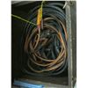 Image 2 : BROWN WOOD TOOL BOX WITH JUMPER CABLES