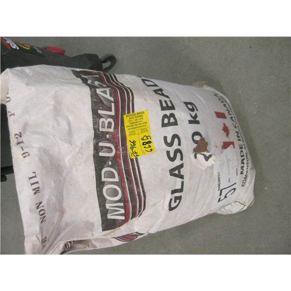 GLASS BEADS, 20 KG BAG