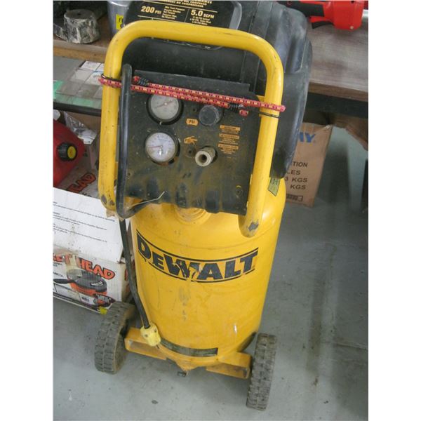 'AS IS' DEWALT 15 GALLON PORTABLE COMPRESSOR