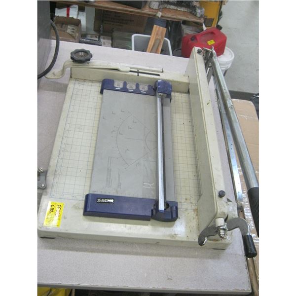 COMMERCIAL PAPER CUTTER & A SMALL PAPER CUTTER