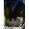 Image 1 : BOX WITH 2 PAIRS OF BOOTS