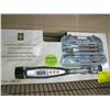 Image 1 : NEW 14 PIECE STAINLESS STEEL & WOOD BBQ TOOL SET