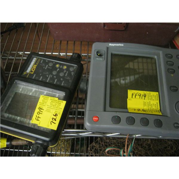 HUMMINGBIRD DEPTH FINDER & A RAYMARINE PATHFINDER