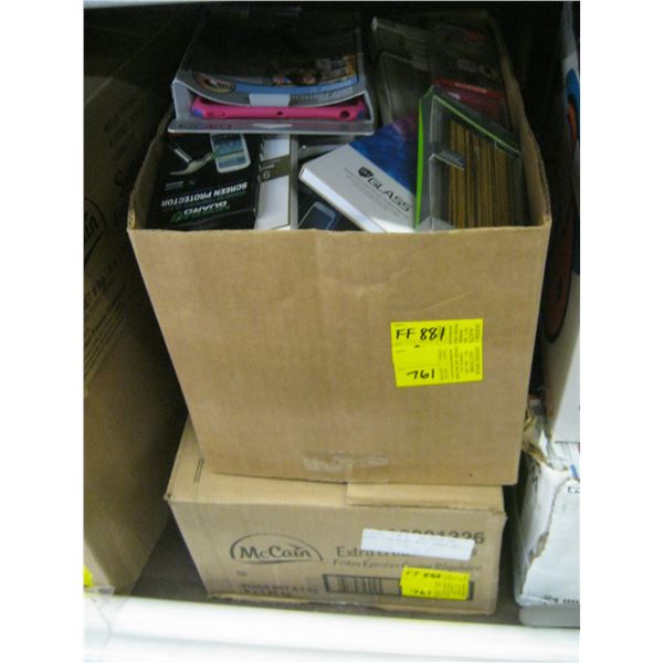 2 BOXES OF CELL PHONE CASES