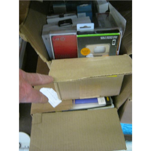 2 BOXES OF CELL PHONE CASES