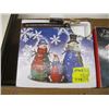 Image 1 : 3 CHRISTMAS SNOWMEN FIGURINES