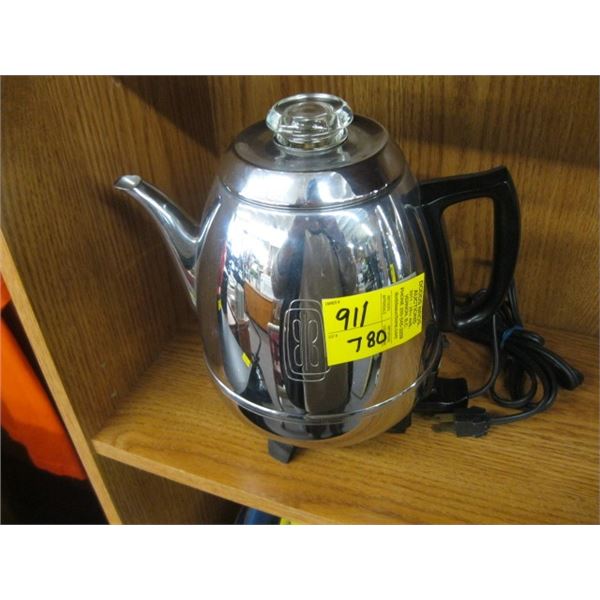 VINTAGE ELECTRIC PERCOLATOR