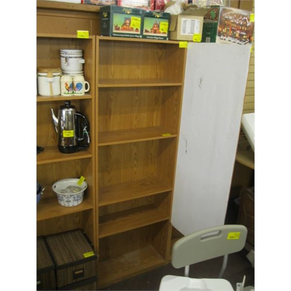 BROWN BOOKCASE