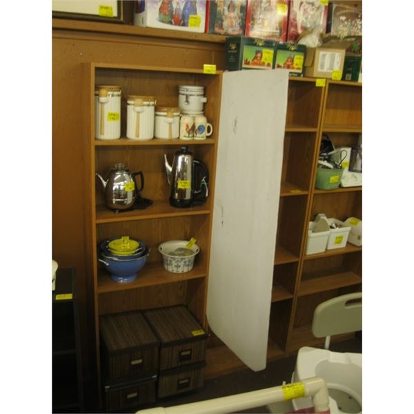 BROWN BOOKCASE