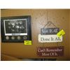 Image 1 : WALT DISNEY FRAMED COIN SET & A SMALL METAL SIGN