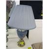 Image 1 : SINGLE BLUE LAMP WITH SHADE