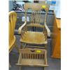 Image 1 : VINTAGE ROCKING CHAIR & A MAGAZINE RACK