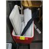 Image 1 : COLEMAN COOLER WITH UMBRELLA, ETC.