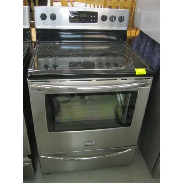 FRIGIDAIRE GALLERY STAINLESS & BLACK STOVE