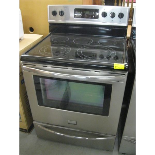 STAINLESS & BLACK FRIGIDAIRE GALLERY STOVE