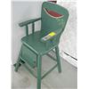 Image 1 : PAINTED VINTAGE WOOD HIGHCHAIR