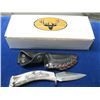 Image 1 : NEW SILVER STAG HAND CRAFTED KNIFE WITH SHEATH