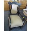 Image 1 : ANTIQUE UPHOLSTERED ROCKER
