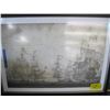 Image 1 : FRAMED PICTURE OF AMSTERDAM SHIPS