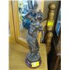 Image 1 : METAL STATUE OF WOMAN LOOKING IN MIRROR