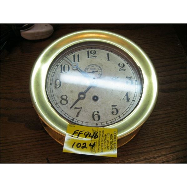CHELSEA BRASS SHIP CLOCK