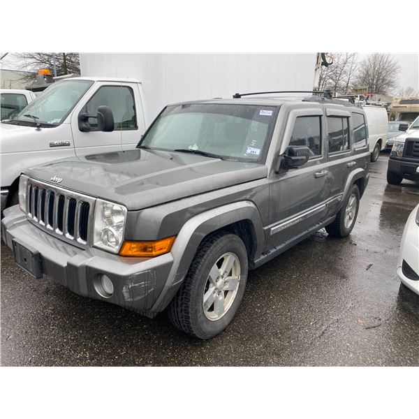 2008 JEEP COMMANDER 4X4, 4DR SUV, GREY, VIN # 1J8HG48K48C154712