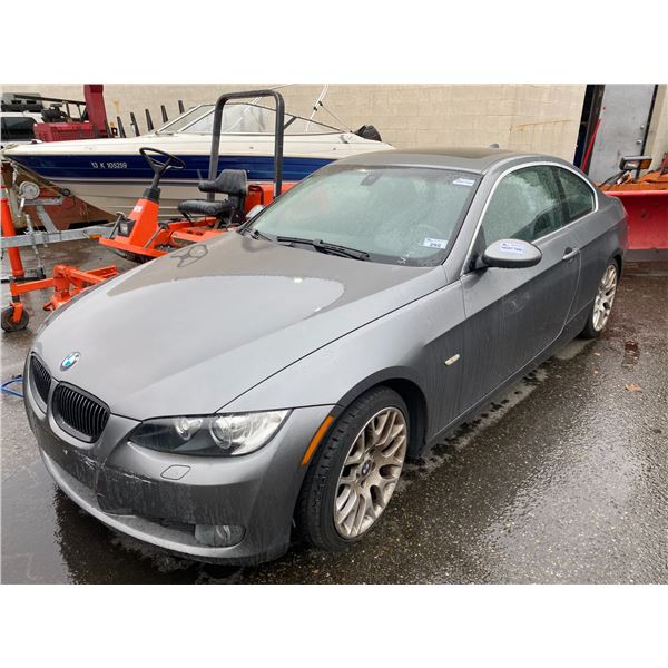 2007 BMW 328I, 4DR SEDAN, GREY, VIN # WBAWV135X7PK49557