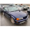 Image 2 : 2001 BMW 330 CI, 2DR CONVERTIBLE, BLUE, VIN # WBABS53491JU82796