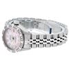 Image 6 : Rolex Ladies Stainless Steel Pink MOP Pyramid Diamond Datejust Wristwatch 26MM