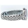 Image 3 : Rolex Ladies Stainless Steel Diamond Lugs Royal Blue String VVS Diamond Datejust