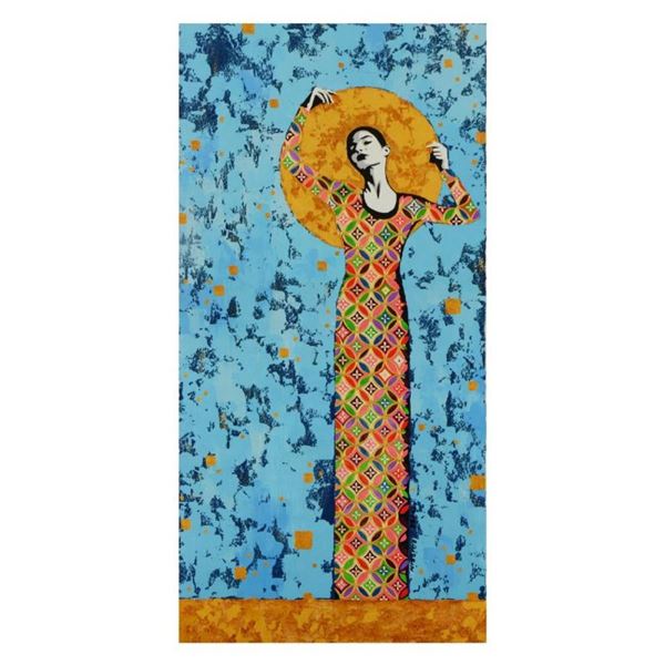 Marina Raiskin, Hand Embellished Limited Edition on Canvas, Numbered and Hand Si