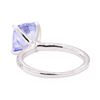 Image 3 : 3.12 ctw Blue Sapphire and Diamond Ring - 18KT White Gold