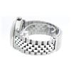 Image 7 : Rolex Mens Stainless Steel Meteorite Diamond And Ruby Datejust Wristwatch 36MM
