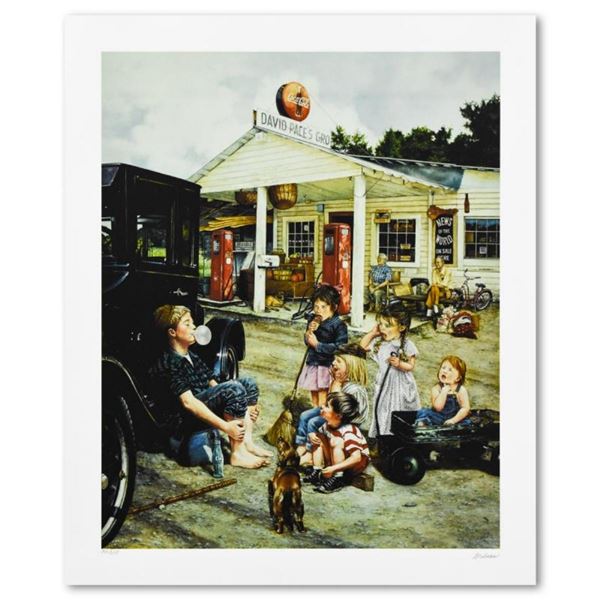 Susan Brabeau, "Saturday at the Country Store" Limited Edition Seriolithogrpah,