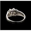 Image 3 : 14KT White Gold 0.65 ctw Diamond Ring