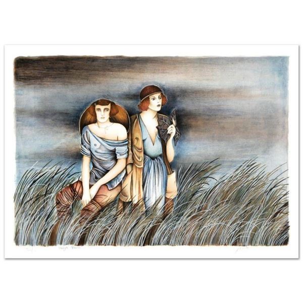 Haya Ran, "Expectation" Hand Signed Limited Edition Serigraph with Letter of Aut