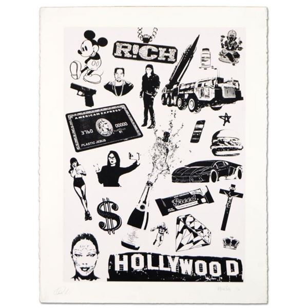 Padhia Avocado, "False Idols I: Plastic Jesus" Limited Edition Silkscreen, Numbe