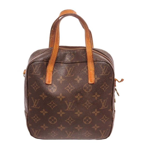 Louis Vuitton Brown Monogram Spontini Satchel Bag