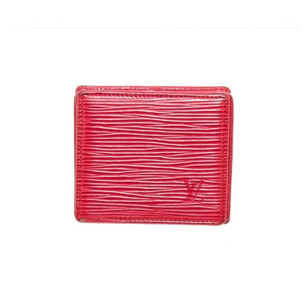 Louis Vuitton Red Epi Leather Small Coin Purse