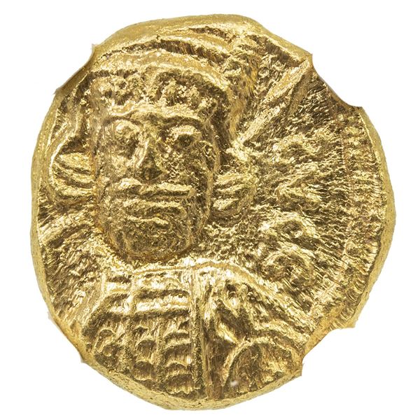 BYZANTINE EMPIRE: Constantine IV Pogonatus, 668-685, AV solidus (4.36g), Carthage. NGC MS