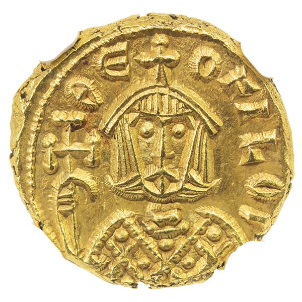 BYZANTINE EMPIRE: Theophilus, 829-842, AV solidus (3.87g), Syracuse. NGC MS