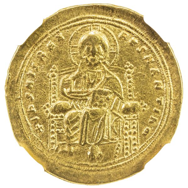 BYZANTINE EMPIRE: Romanus III Argyrus, 1028-1034, AV histamenon nomisma (4.37g), Constantinople. NGC