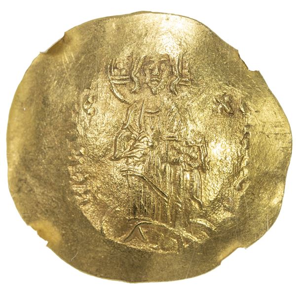 BYZANTINE EMPIRE: Alexius III Angelus-Comnenus, 1195-1203, AV hyperpyron (4.31g), Constantinople. NG