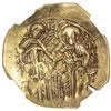 Image 2 : BYZANTINE EMPIRE: Michael VIII Palaeologus, 1261-1282, AV/EL hyperpyron (4.08g), Constantinople. NGC