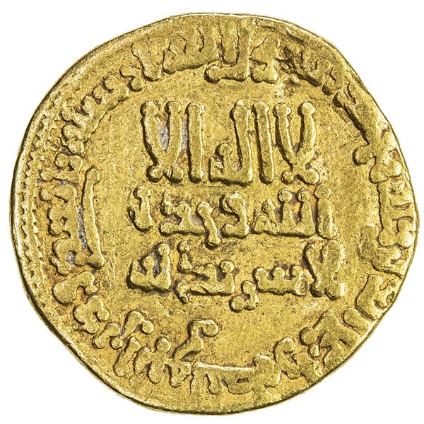 ABBASID: al-Rashid, 786-809, AV dinar (4.12g), NM (Misr), AH184. F-VF