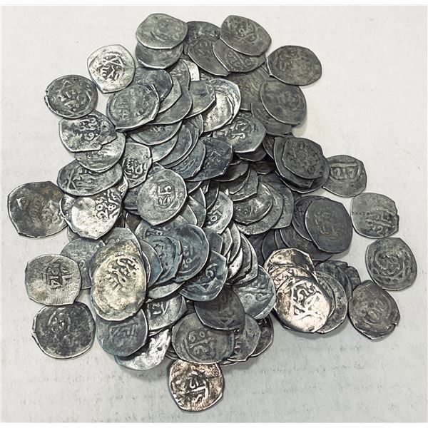 ALAWI SHARIF: Sulayman, 1793-1822, LOT of 133 silver dirhams