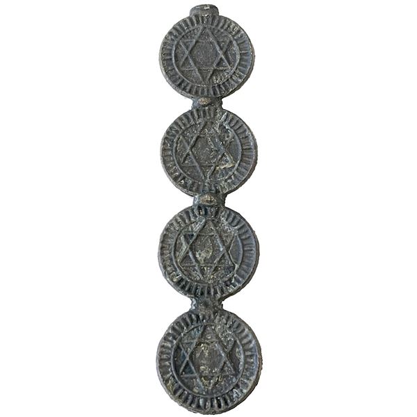 ALAWI SHARIF: Muhammad IV, 1859-1873, AE 4 fulus money tree (44.03g), Fas, AH1289. EF