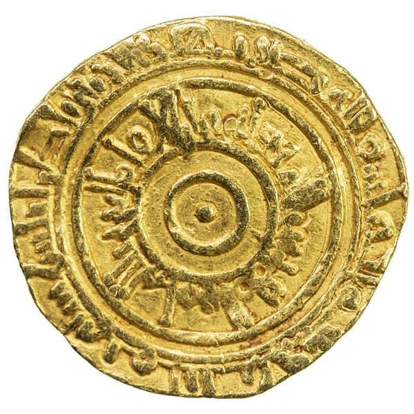 FATIMID: al-'Aziz, 975-996, AV dinar (3.91g), Atrabulus (Trablus), AH380. VF